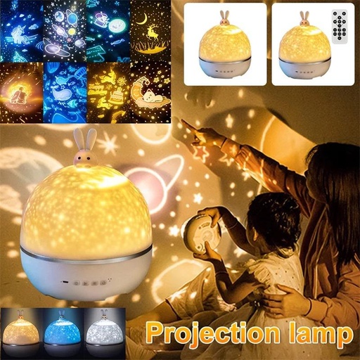 [2740] Moon Light Projection Lamp (Bunny)
