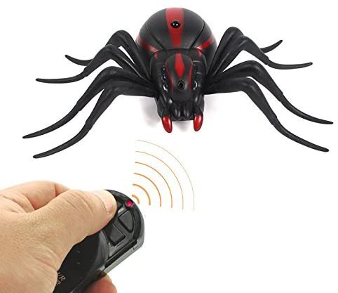 [x1449] Top Race Remote Control Spider Animal Toy Infrared RC Great For Party or Halloween (TR-A21)