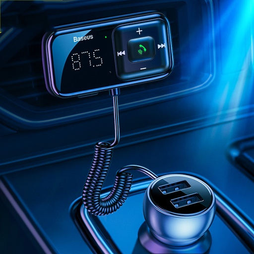 [2829] Baseus Wireless MP3 Car Charger T Type S-16 |CCTM-E01|