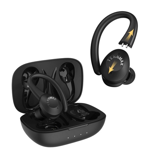 [2902] TENNMAK SMARTPRO Gaming Earbuds Wireless Earphones with Detachable Ear Hook