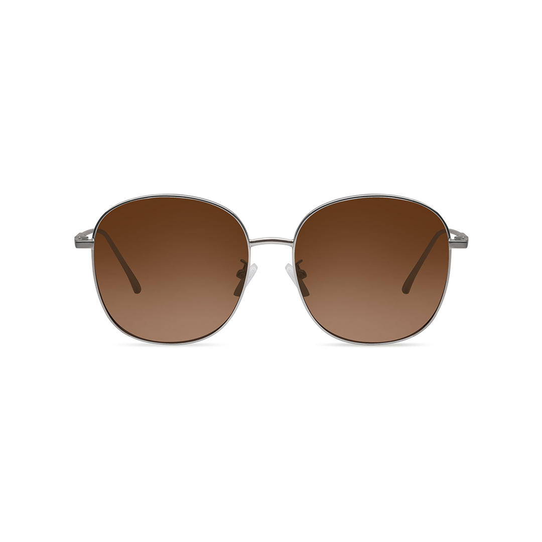 MW SM110 Polarized Sunglasses From Xiaomi Youpin Metal Square Frames Stylish UV-proof Anti-dazzle Sunglasses Outdoor Men Women Sunglasses - Brown Square