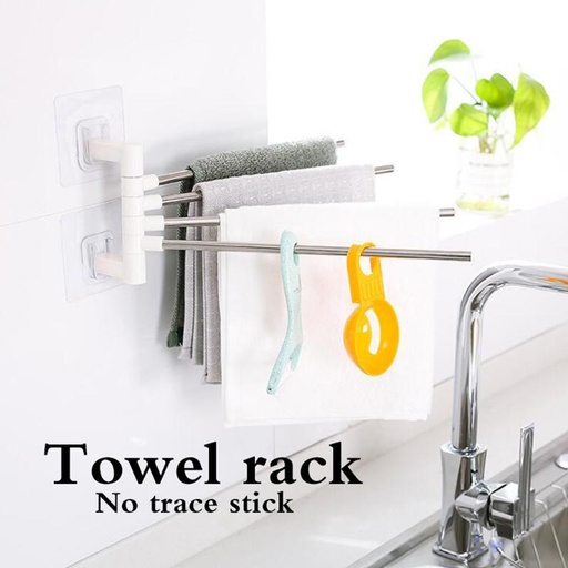 [3039] MULTIFUNCTIONAL 4-BAR TOWEL RACK