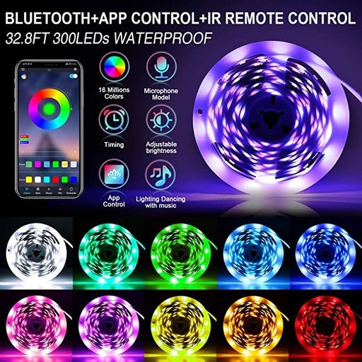 [3046] SUMMER RAINBOW SMART STRIP GAMING LIGHT