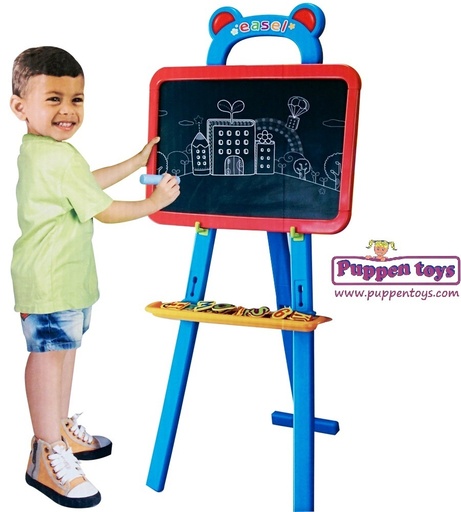 [2946] Learning Easel: 3-in-1 Kids Writing Board Children Board