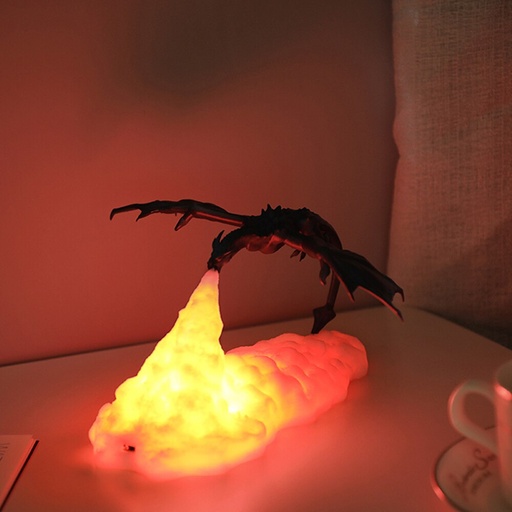 [3174] 3D PRINTING DRAGON NIGHT LAMP