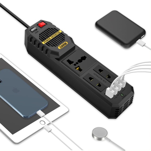 [3177] GREEN STARK PLUS POWER INVERTER 200W - GNSTPSBK