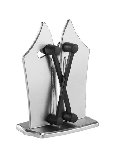 [8982] Generic Bavarian Edge Knife Sharpener Silver/Black 19x14x9.5centimeter