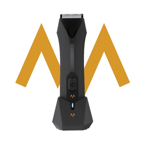 [8987] 7MD Body Hair Trimmer Precision Grooming Tool for Men Wireless Charging LED Light