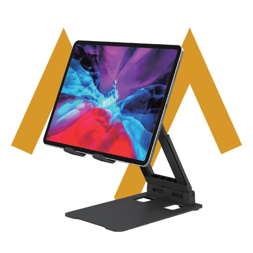 [9113] 7MD Multi-Functional Desktop Flat Holder | 90 Degrees Rotation | Adjustable Height | Small & Folding Design | Quality Material | Suitable For Phones & Tablets | 2 Years Warranty | 7MD-M08 |