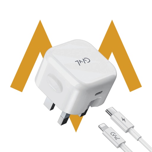 [9119] 7MD Travel Charger Adapter & USB Cable | Fast Charging | Safety Protection | Wide Compatbility | Fleixble & Durable Cable | Quality Material | 2 Years Warranty | 7MD-03UCL |