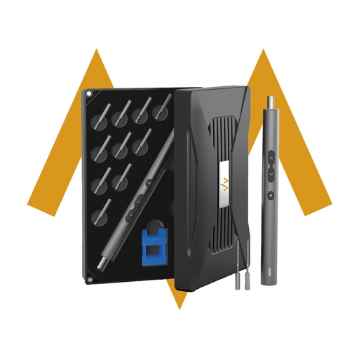 [9163] 7MD Precision Electric 36 in 1 Screwdriver Set | USB-C Rechargeable Battery | Adjustable Torque | Dual Speed Modes | Stable Opening & Closing | Strong Magnetic Hold | Easy to Use | Portable & Cordless Design | LED Lighting | Premium Steel | 12 Months Warranty | KS-882040 |