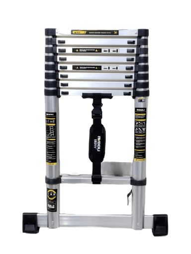 [9176] Telescopic A-shaped Ladder | Indoor & Outdoor Use | Anti-Scratch Material | Safe & Reliable | Foldable Design | Adjustable Height | Easy To Move | High Quality Material | MDL-350Z-LW