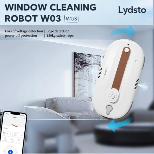 [9224] Lydsto Window Cleaning Robot W03  | Dual Nozzle Design | 4 Cleaning Modes | Easy To Operate | Multiple Protection | Perfect Cleaning | XD-CCJQR03A |