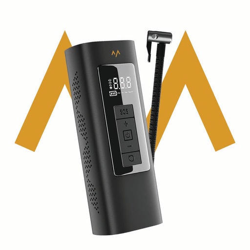 [9293] 7MD Smart Air Pump System | Quick Inflation | Compact & Portable | Long Battery Life | Multiple Nozzles | LCD Display | LED Flashlight | 12 Months Warranty |