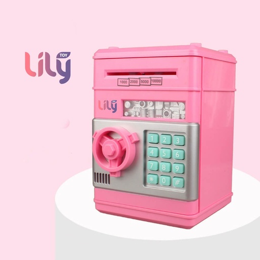 [9398] Lily Toy Kids Mini Electronic Money Saving Bank, Cash Coins Saving Box For kids,  Safe Bank Box Perfect Toy Gifts