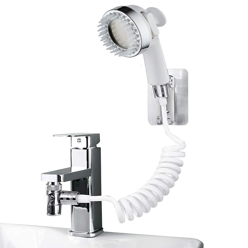 MGTU Handheld Shower Sink Hose Sprayer with Massage Brush (SL31389)