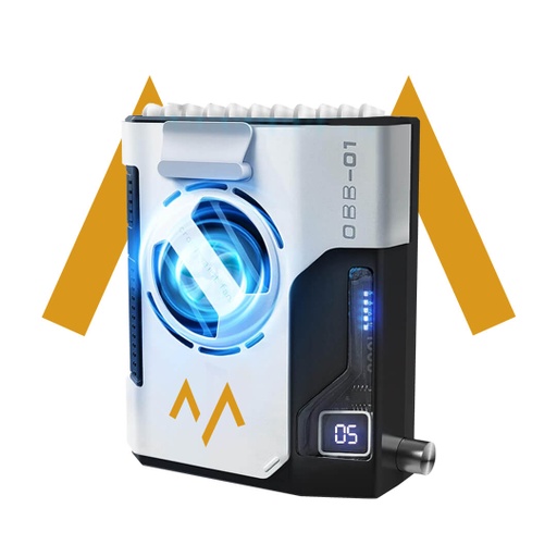 [9436] 7MD Portable Mini Cooling Fan With 10000mAh Power Bank