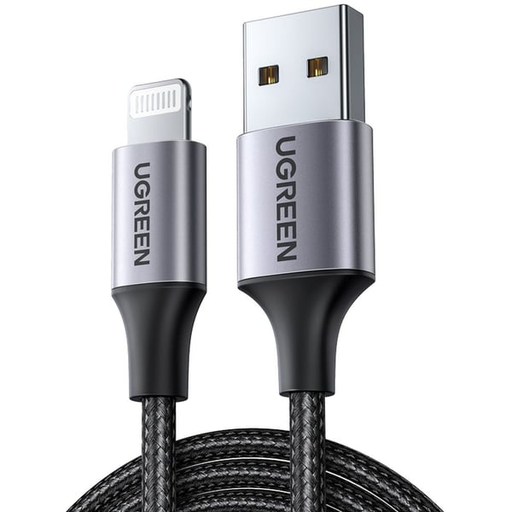 [9456] UGREEN USB-A to Lightning Durable Cable For Fast Charging & Stable Data Transfer 60156/60158