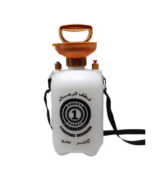 Portable Camping Shower With Sprayhead & 5L Capacity | O-CSPR5 |