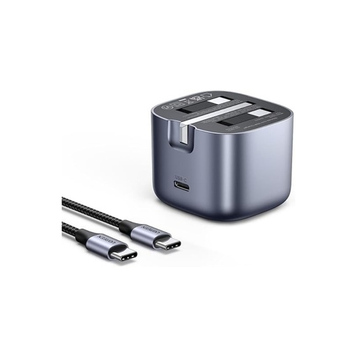 [9544] UGREEN Nexode PD GaN Fast Charger 30W USB-C to USB-C Cable 1m/3.3ft Model:CD305 (25114)