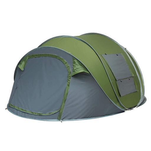 [9546] Portable Quick Setup Camping Tent For 2 Person With Dual Doors & Windows (250x215x114 H)
