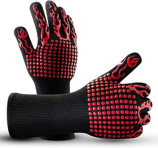 [9648] Multi-Functional Heat Resistant Glove for BBQ, Oven, Cooking & Grilling