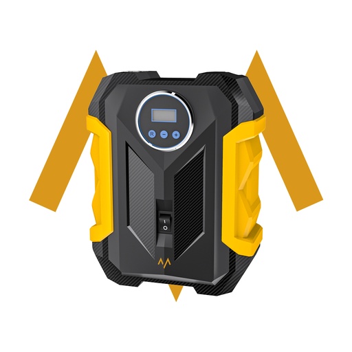 [9685] 7MD Digital Display Car Tire Inflator, Air Compressor With LED Flashlight 12 Months Warranty