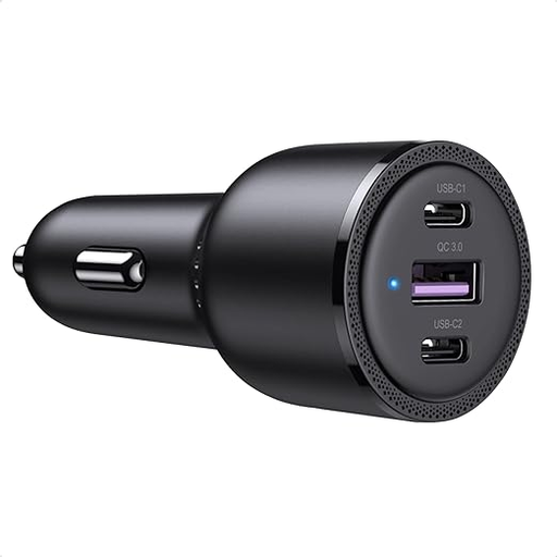 [9758] UGREEN 69W Fast Car USB Charger Adapter 3 Ports Car Mobile Phone Fast Charging Socket | CD239/20467B |