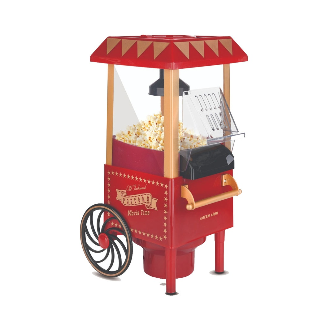 Green Lion Popjoy Popcorn Maker 1200W / 270ML - Red | GNVNTPOPMRRD |