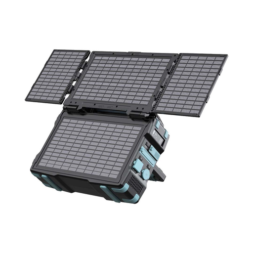 [9828] Powerology Portable Solar Power Generator 284Wh 300W QC - Black | PPBCHA38 |