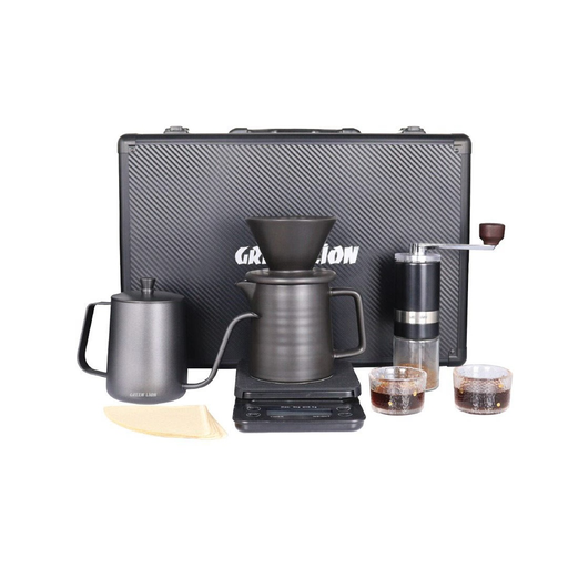 [9863] Green Lion G-80 Plus Coffee Maker Set |  GNG80PCOFFSTBK |