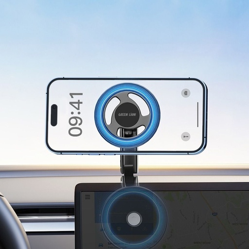 [9884] Green Lion Foldable Magnetic Car Mount | GNFLMAGCMTBK |