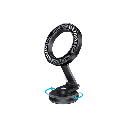 [9903] Promate 360° Car Mount MagSafe Compatible, Foldable Magnetic Ring Smartphone Holder | MagHoop-HG |