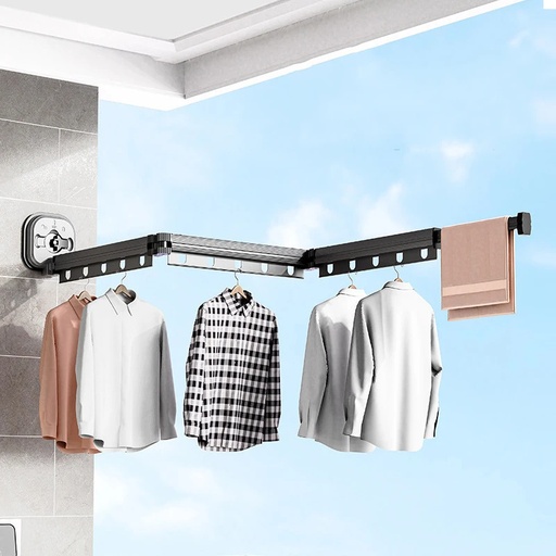 [9931] Wall Mounted Foldable Clothes Drying Rack hanger (131911)