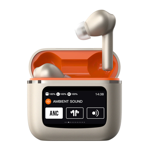 [9993] Green Lion Touchwave ANC Wireless Earbuds With LCD Touch Screen | GNTWVEANC |
