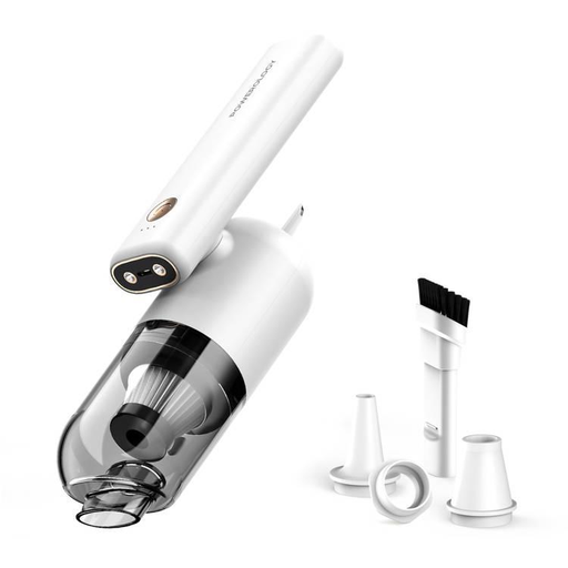 [10019] Powerology Vacuum Blower Inflator Foldable 180°, Handheld All-In-One Device - White | PW4NIFCVWH |