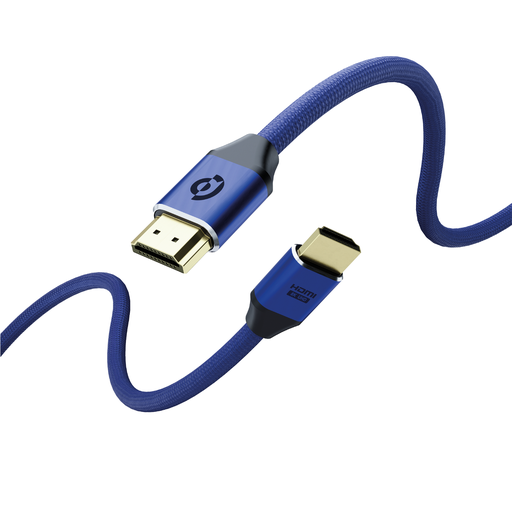 [10142] Powerology 3 Meter 8K HDMI Braided Cable PWHDC3M-GY / DKBU
