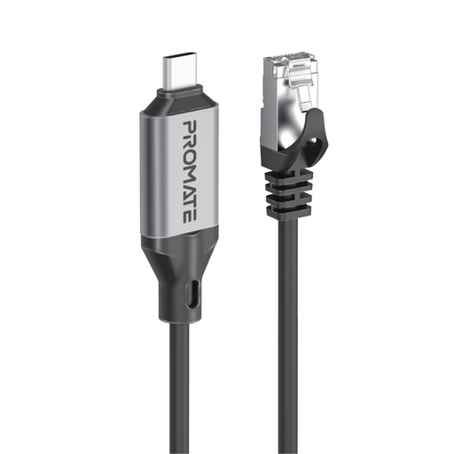[11117] Promate High Speed USB-C Gigabit Ethernet Cable | CLink-RJ45 |