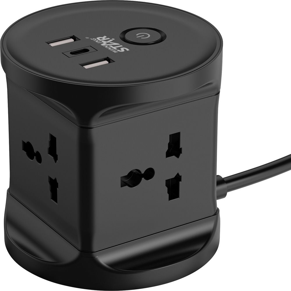 WINNING STAR 2500W Multifunctional Electrical Cube Extension Socket ...