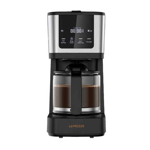 [11186] LePresso Rich Brew Coffee Machine with Interactive Touch Display, 50-60Hz Rated Frequency and UK 3-Pin Power Plug |LP006||LPCFFM0006-BK|