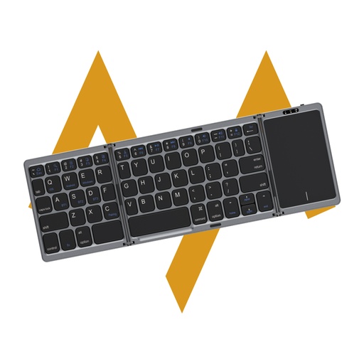 [11201] 7MD Small Lightweight Tri-Fold Magnetic Suction Touch 64 Keys Keyboard |7MD2442|