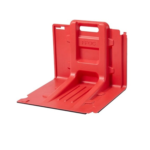 [11230] Premium L-Shaped Flood Barrier ABS Door Flood Protection Anti-Slip Water Baffle for Garage & Basement