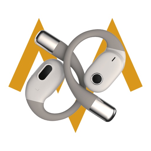 [11251] 7MD Open-Ear True Wireless Stereo Earbuds 5.3 Bluetooth Connectivity IPX4 Waterproof Clear Sound Premium Design |7MD-OW3|