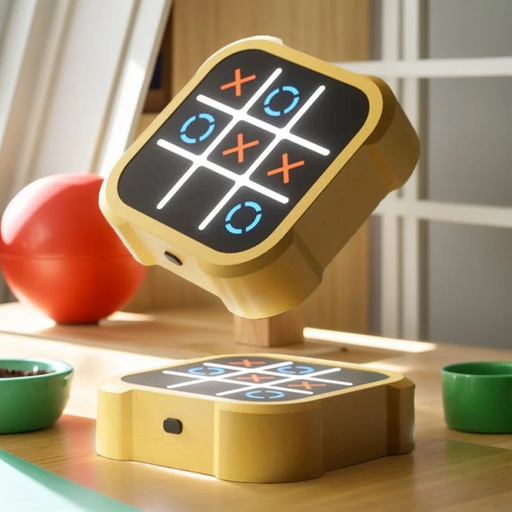 [11258-1] Giiker Tic TAC TOE Handheld Puzzle Game Console for Educational and Memory Growth |Tac Toe Bolt|