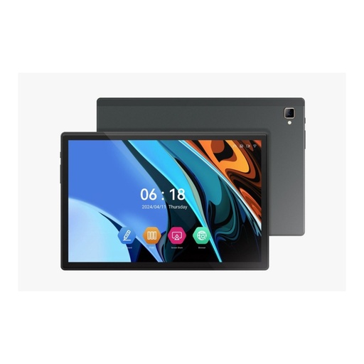 [11259] تابلت Porodo بشاشة 10.1 إنش Ultra Professional بمعالج T610 ثماني النواة وذاكرة RAM 6GB وسعة تخزين 128GB ونظام Android 12 وشاشة Full HD وكاميرا مزدوجة وبطارية 6000mAh وشحن Type-C |PD-TFHD10-BK|