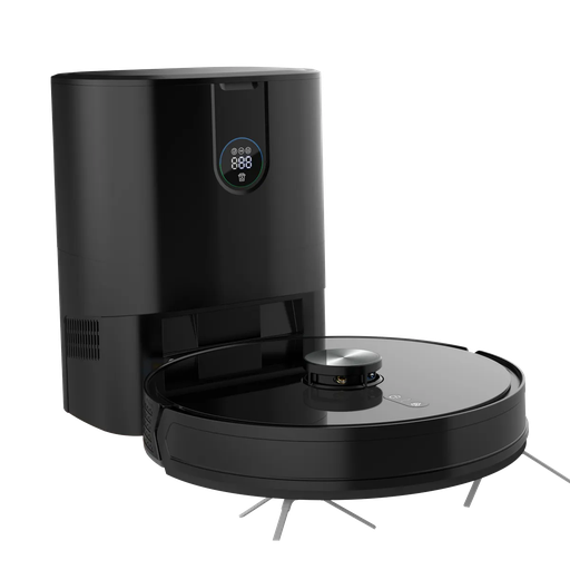 [11308] Powerology Smart Station Robot Vacuum & Mop 180 Min Working time 4000Pa Suction Auto Disposal ToF Lidar Positioning |PP059||PPBCHA59|