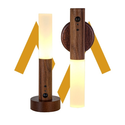 [11320] 7MD Multifunctional Motion Sensor Night Light Adjustable LED with Three Stage Dimming and Long Lasting Battery