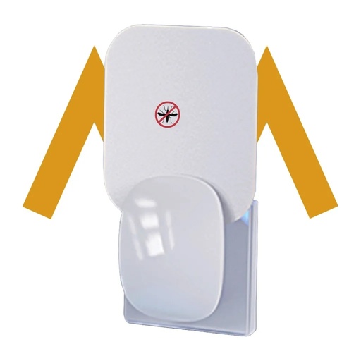 [11321] 7MD Indoor Insects Glue Trap Safe Silent Pest Control UV LED Light & Mess Free Design |7MD-10|