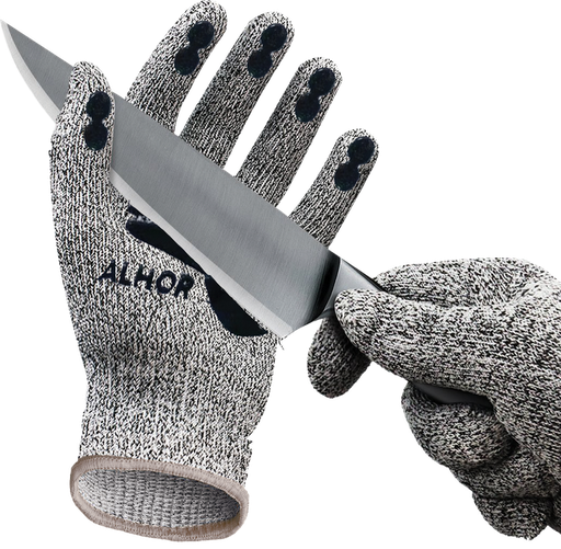 [11334] ALHOR Anti Cut Gloves Level 5 Cut Resistance Non Slip Safety Gloves |HOR-05-101|