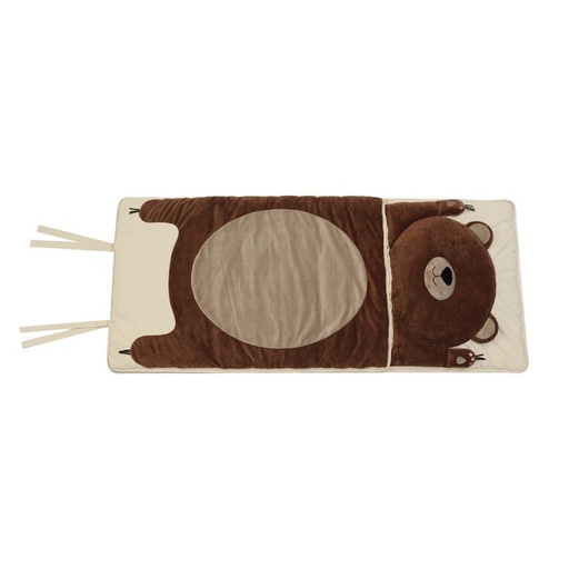 [11340] ALHOR Teddy Bear Sleeping Bag for Children Soft & Cozy Bed Mattress Natural Cotton Filling |HOR-05-231|